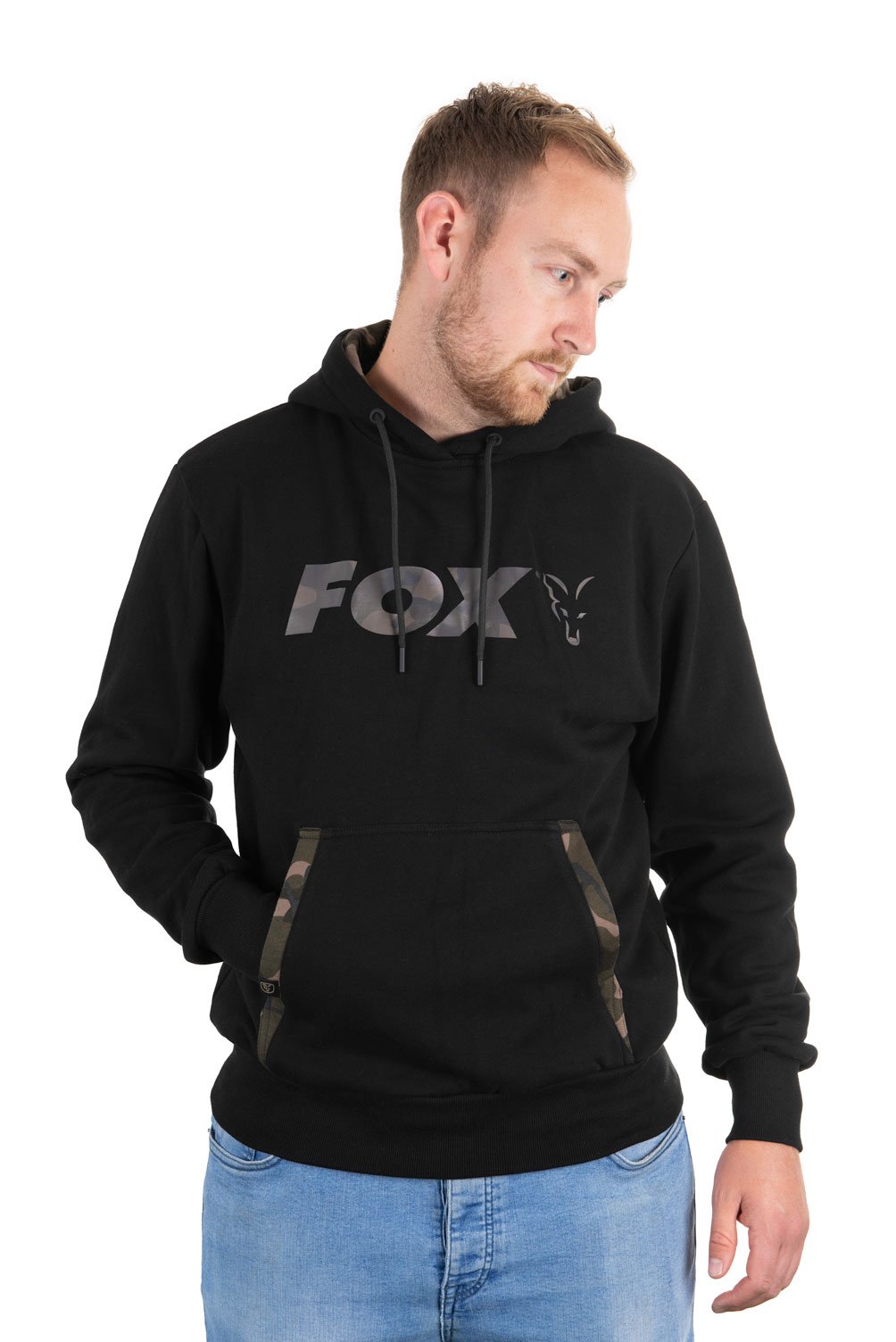 Fox Black/Camo Hoody Clothing