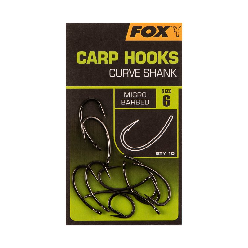 Fox Curve Shank Carp Hooks – CHK231 German / Italy / Netherlands / Czech / France / Poland / Portugal / Hungary / Lithuania / Slovakia
