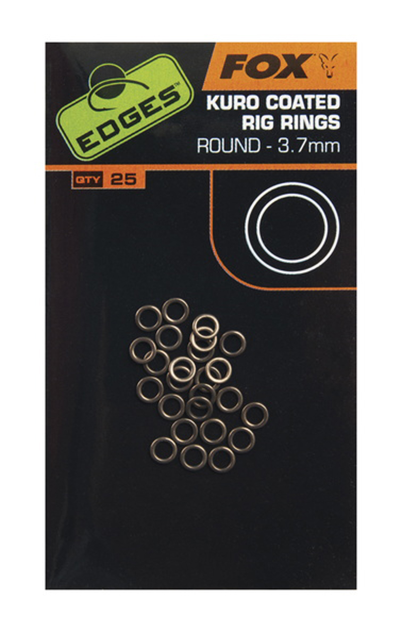 Fox EDGES™ Kuro Coated Rig Rings – CAC545 German / Italy / Netherlands / Czech / France / Poland / Portugal / Hungary / Lithuania / Slovakia