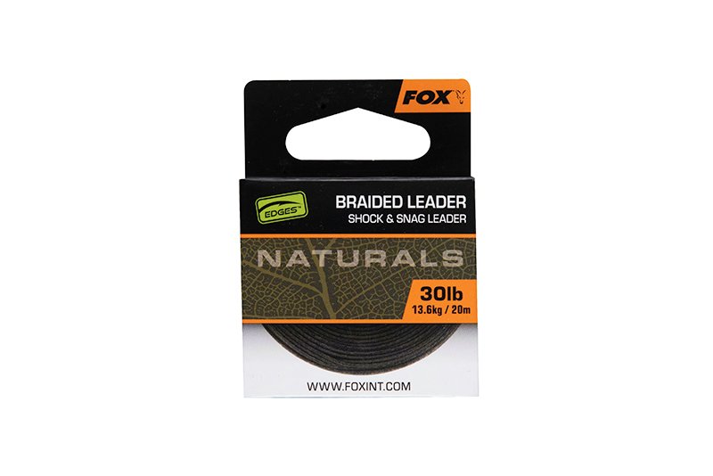 Fox EDGES™ Naturals Braided Leader – CAC820 German / Italy / Netherlands / Czech / France / Poland / Portugal / Hungary / Lithuania / Slovakia