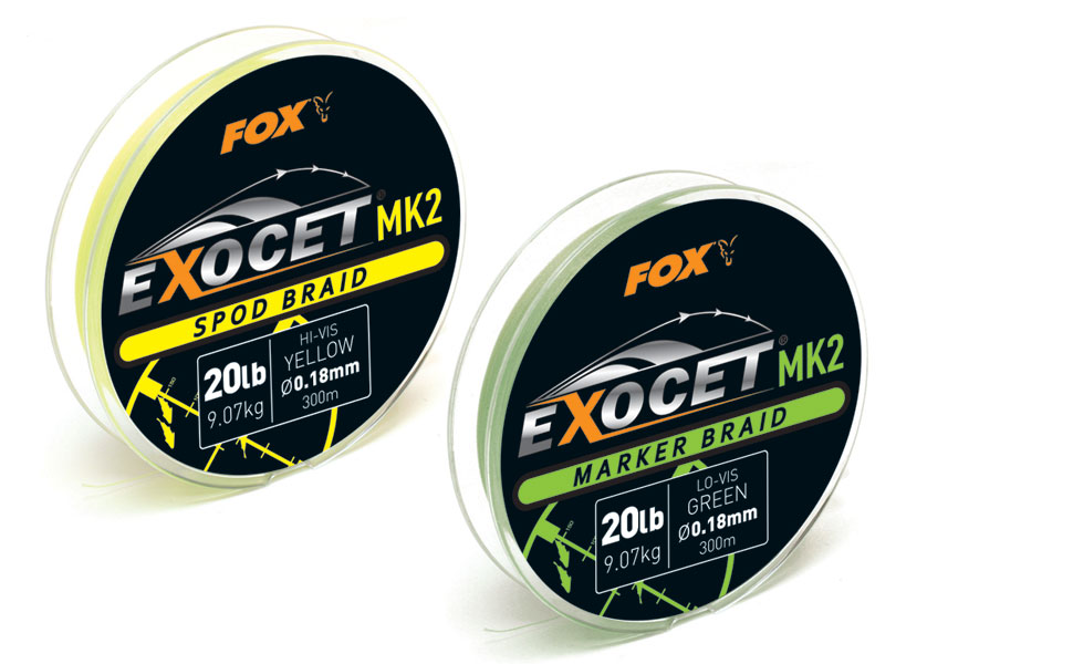 Fox Exocet® MK2 Spod & Marker Braid – CBL012 German / Italy / Netherlands / Czech / France / Poland / Portugal / Hungary / Lithuania / Slovakia