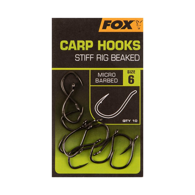 Fox Stiff Rig Beaked Carp Hooks – CHK239 German / Italy / Netherlands / Czech / France / Poland / Portugal / Hungary / Lithuania / Slovakia