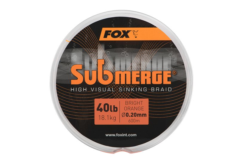 Fox Submerge High Visual Sinking Braid Mainline and Leaders