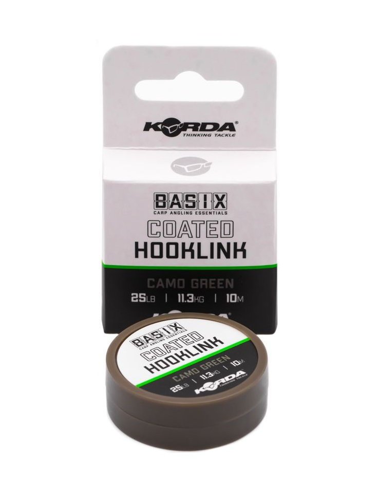 KORDA Basix Coated Hooklink 18lb 10m – Braid