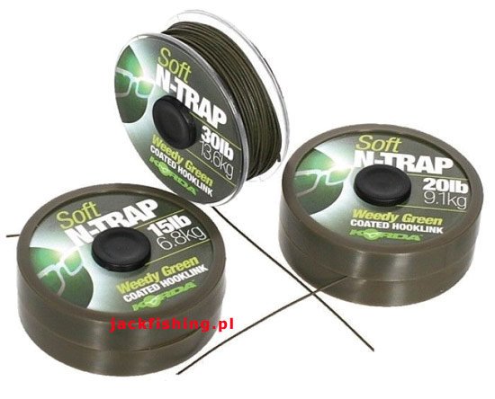 KORDA N-TRAP Soft Green 20lb- 20m – Plecionki w otulinie Europe Premium Online Carp Shop