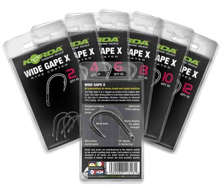 Korda WIDE GAPE X – SIZE 10/ 10szt. – Haczyki Karpiowe Europe Premium Online Carp Shop