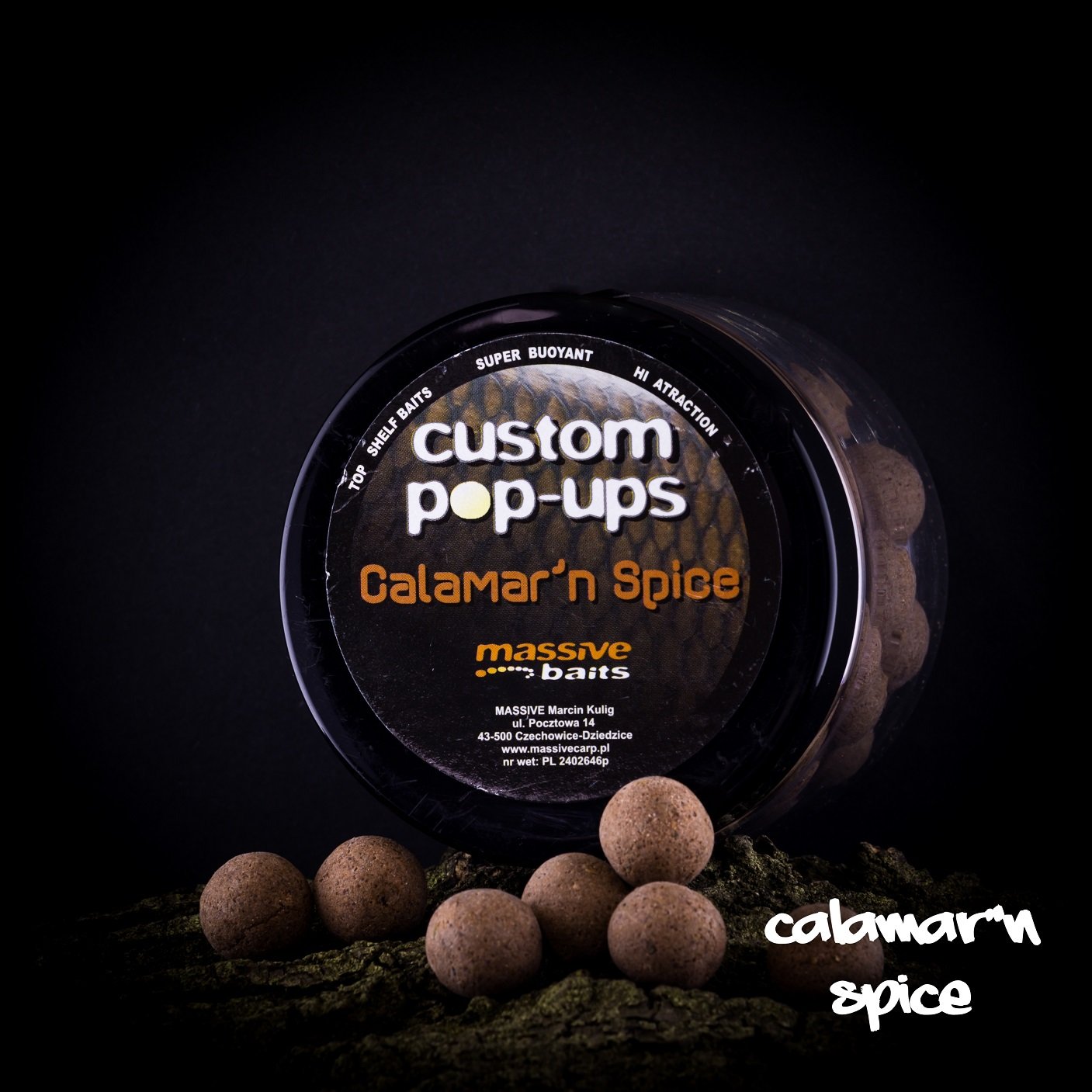 Massive Baits – Calamar’n Spice 18 mm – Pop Up
