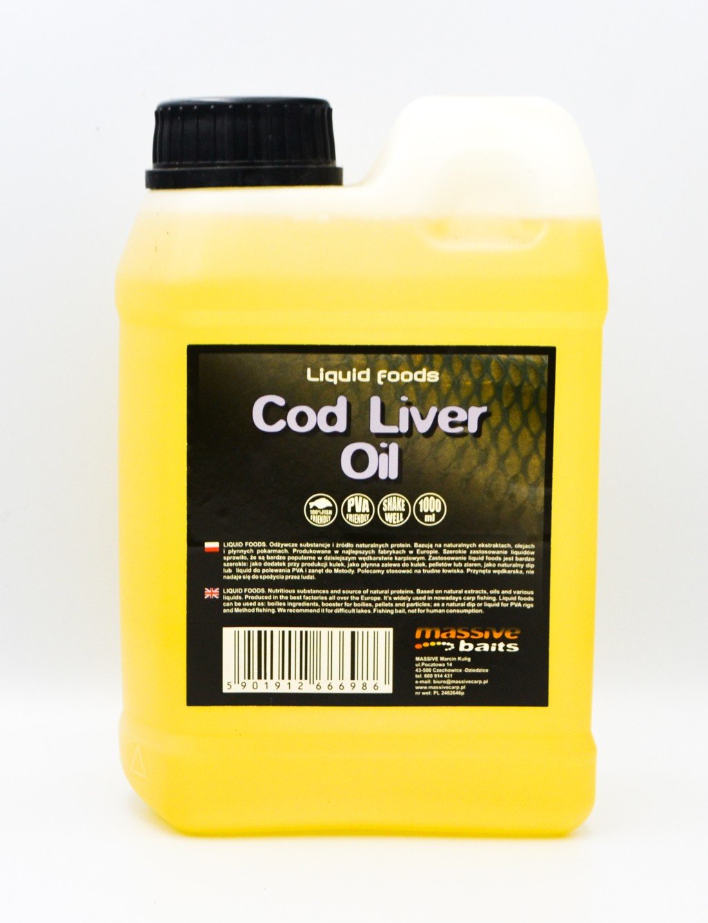 Massive Baits – Cod Liver Oil – Liquid
