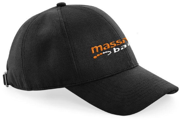 Massive Baits – Czapka czarna z daszkiem *haft* (Black cap)