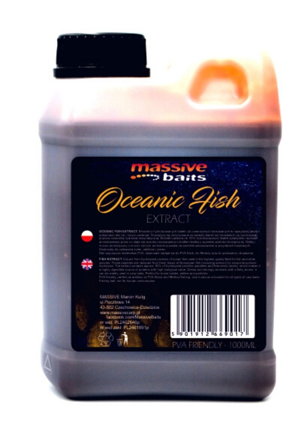 Massive Baits – Oceanic Fish Extract – Liquid