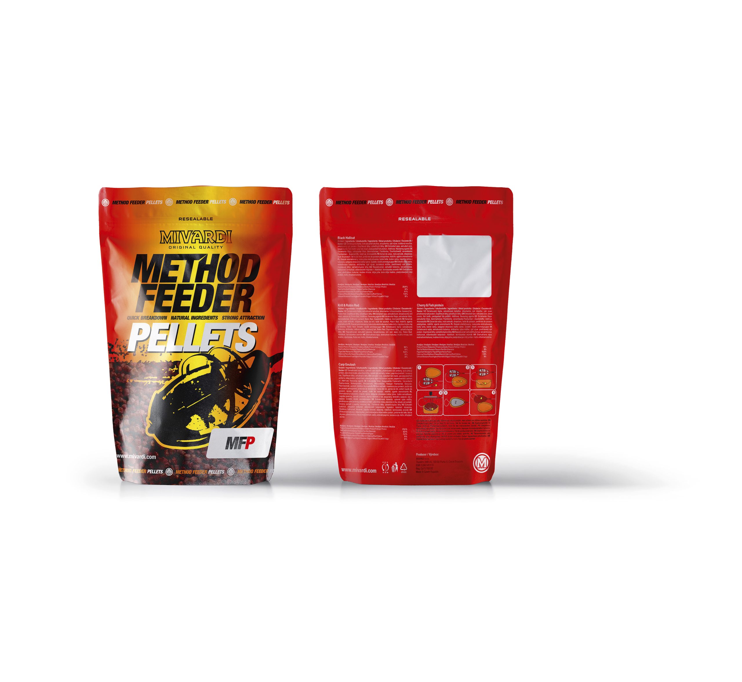 Best price Mivardi Method pellets – Krill & Robin Red M-GMPEKRR007