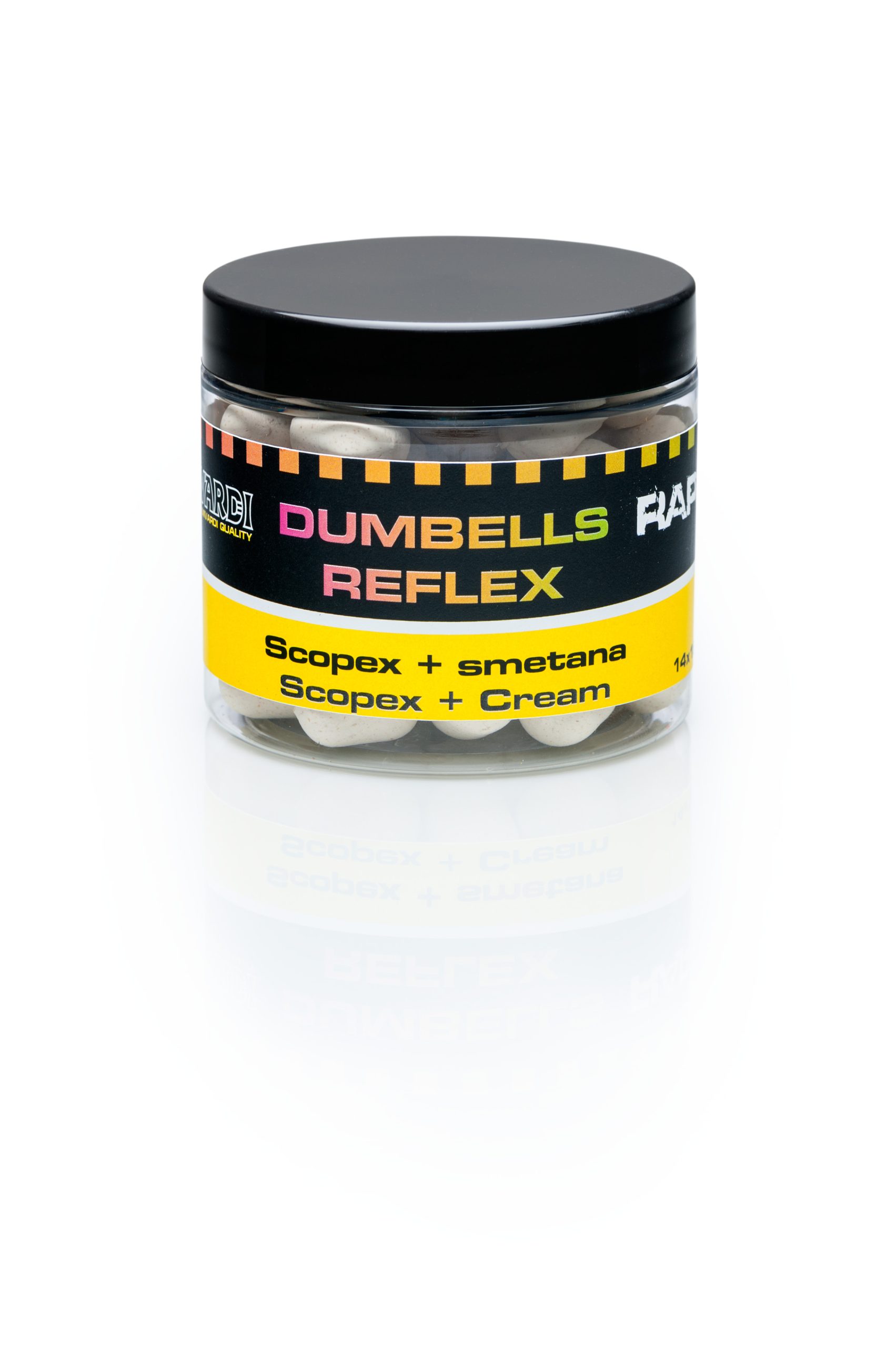 Mivardi Rapid Dumbells Reflex – Scopex + Cream (70g | 18mm) M-RADRSCC7018