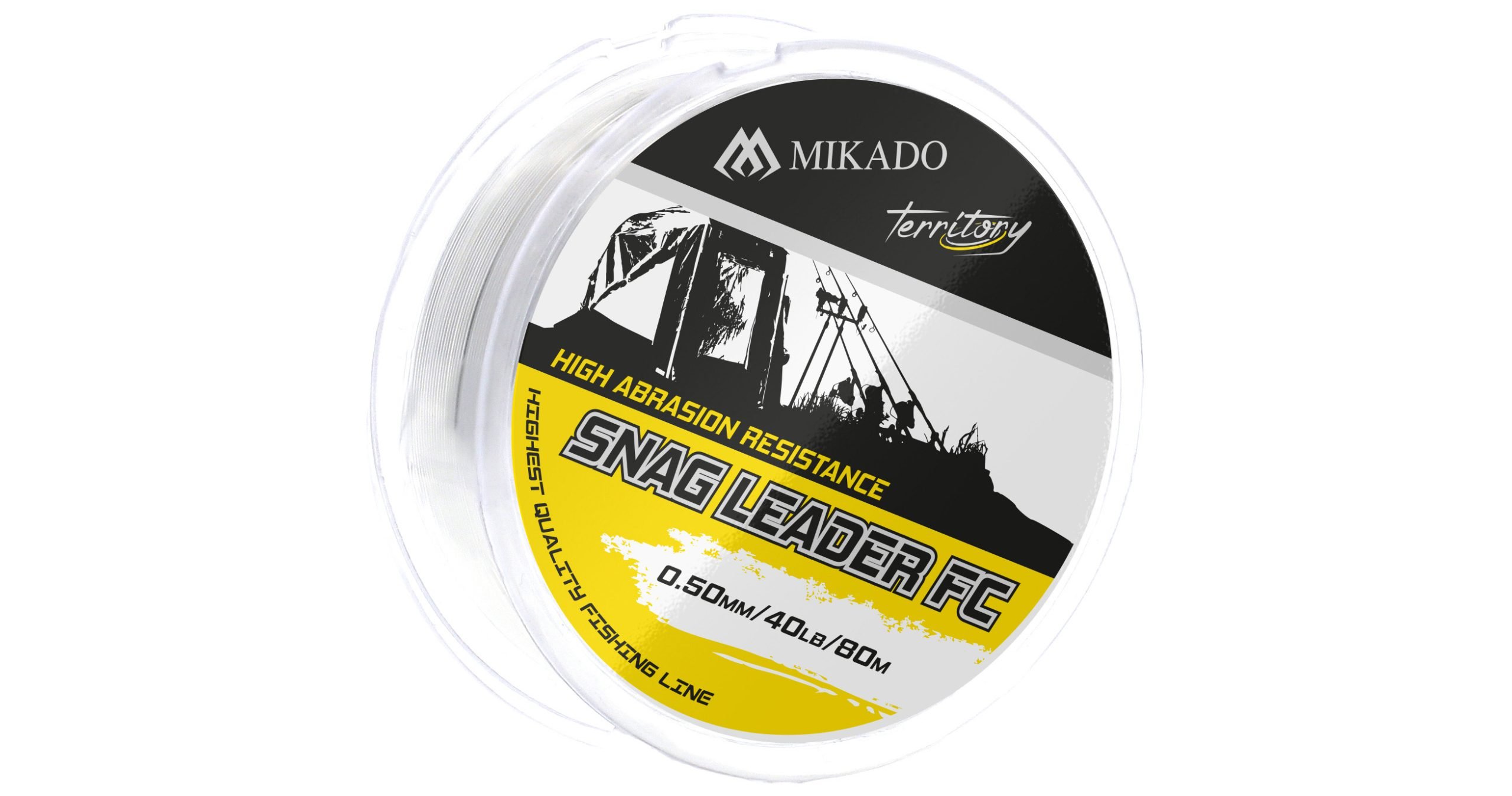 Mikado Europe Carp Shop – PRZYPON STRZAŁOWY – SNAG LEADER KHAKI 45lbs/0.50mm/80m – op.1szt.
