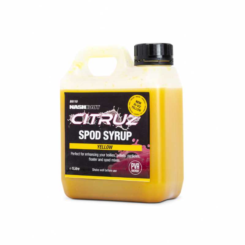 Nash Citruz Spod Syrup Yellow 1 Litre Bulk Liquids Bait B6110 International Shop Europe