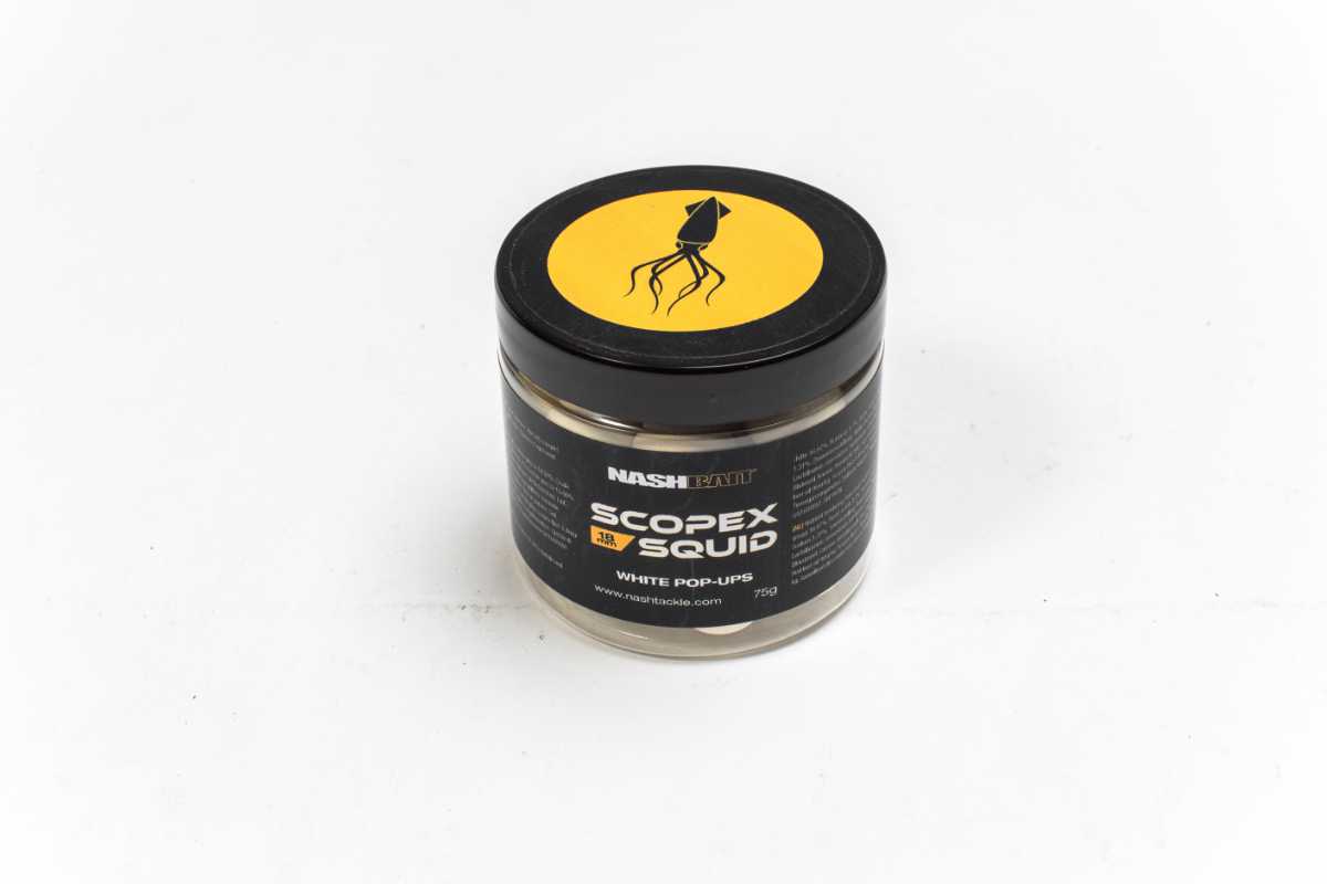 Nash Scopex Squid Pop Ups Yellow 12mm (75g) Pop Ups Bait B6835 International Shop Europe