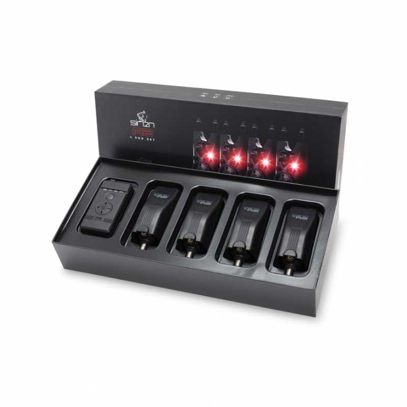 Nash Siren R2 Presentation Set 2 Rod Bite Alarms & Receivers Tackle T3002 International Shop Europe