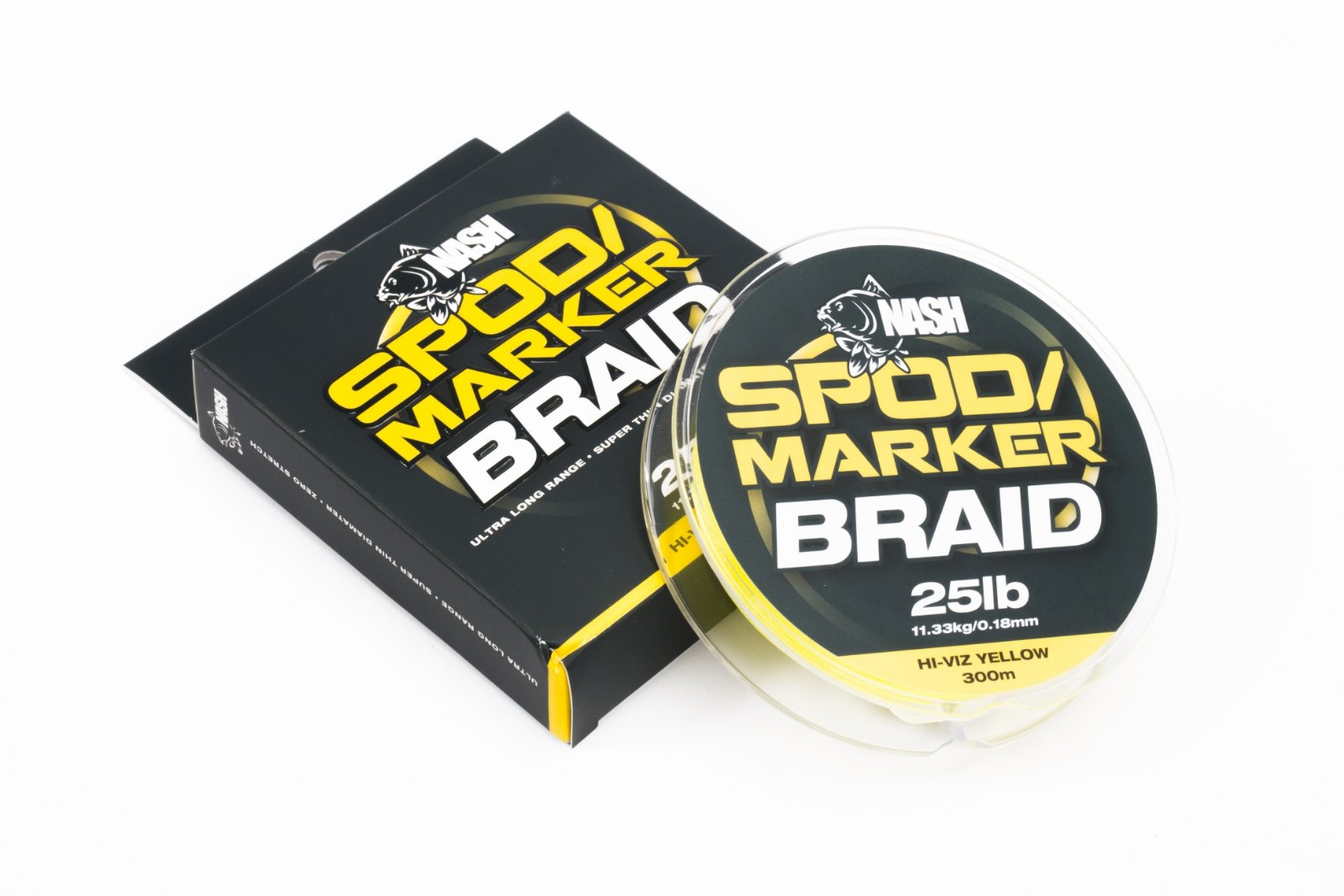 Nash Spod & Marker Braid Hi Viz Yellow Mainlines Tackle T2676 International Shop Europe