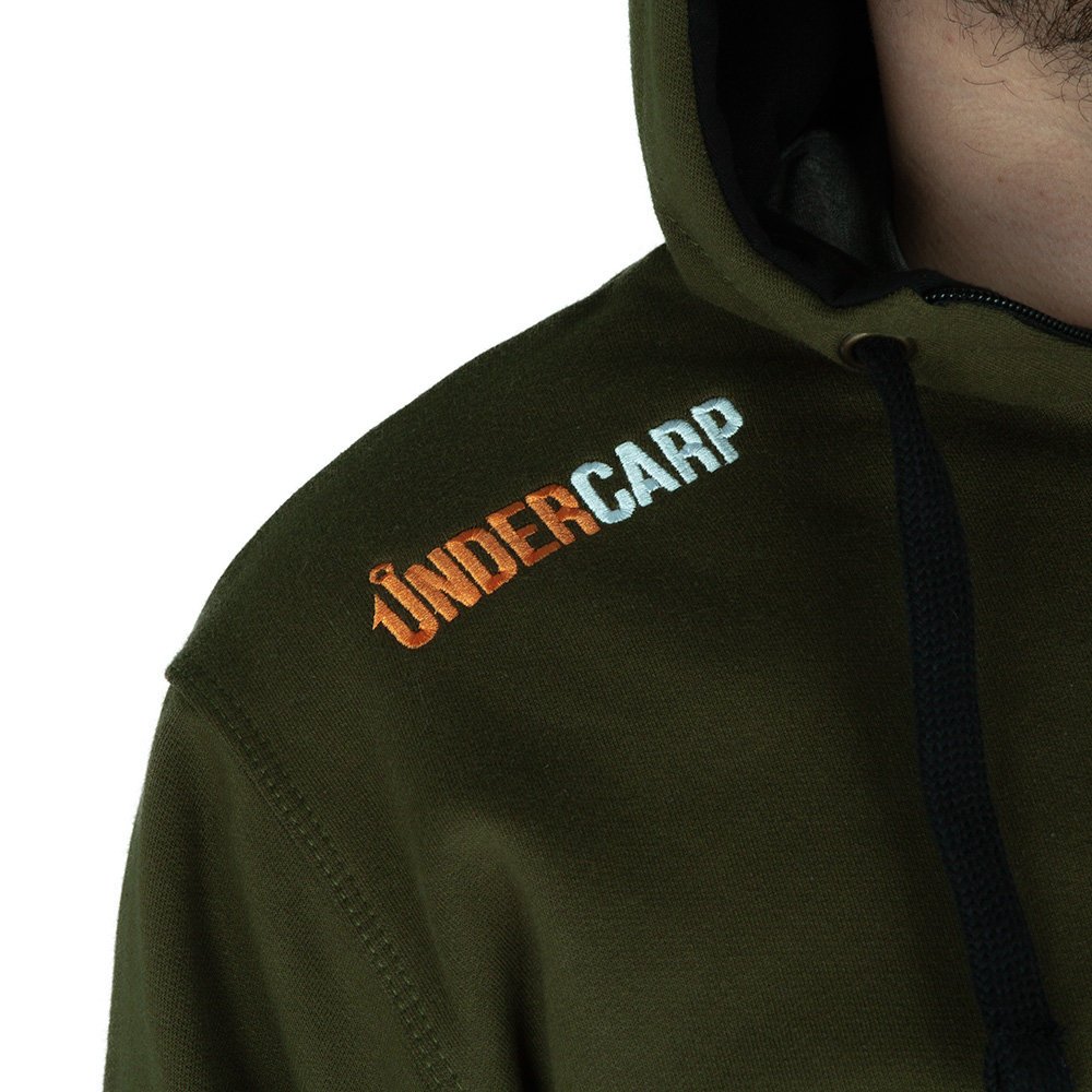 New Carp Shop Europe UnderCarp Bluza Rozpinana z Kapturem Khaki