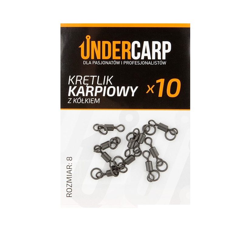 UnderCarp Krętlik karpiowy z kółkiem 8