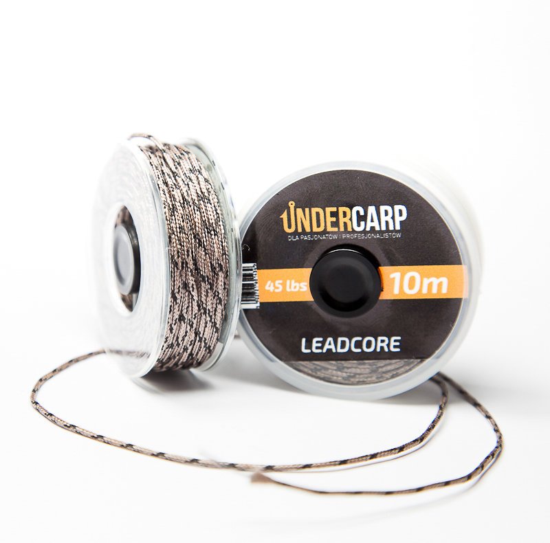 UnderCarp Leadcore 10 m/45 lbs – brązowy