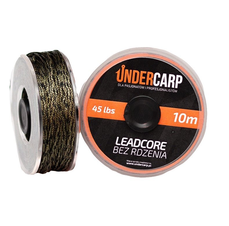 UnderCarp Leadcore bez rdzenia 10 m/45 lbs – zielony