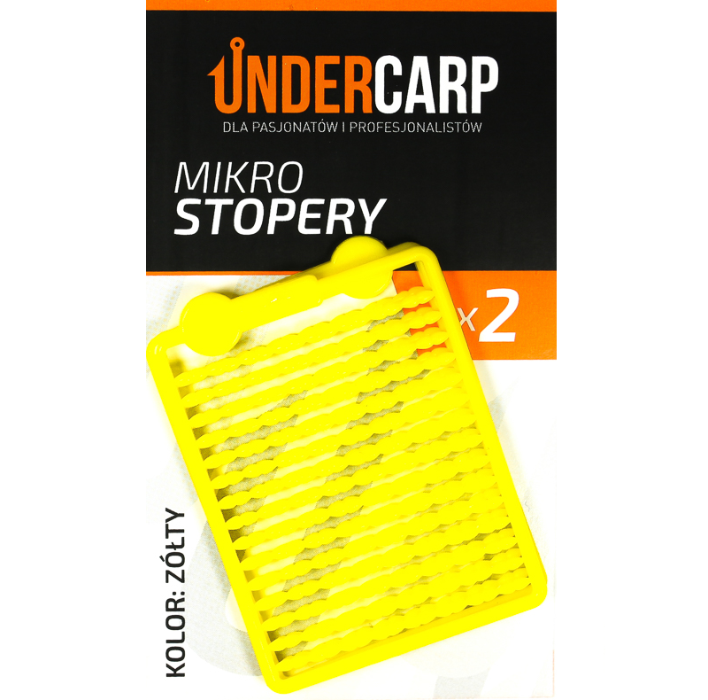 UnderCarp Mikro stopery – żółte