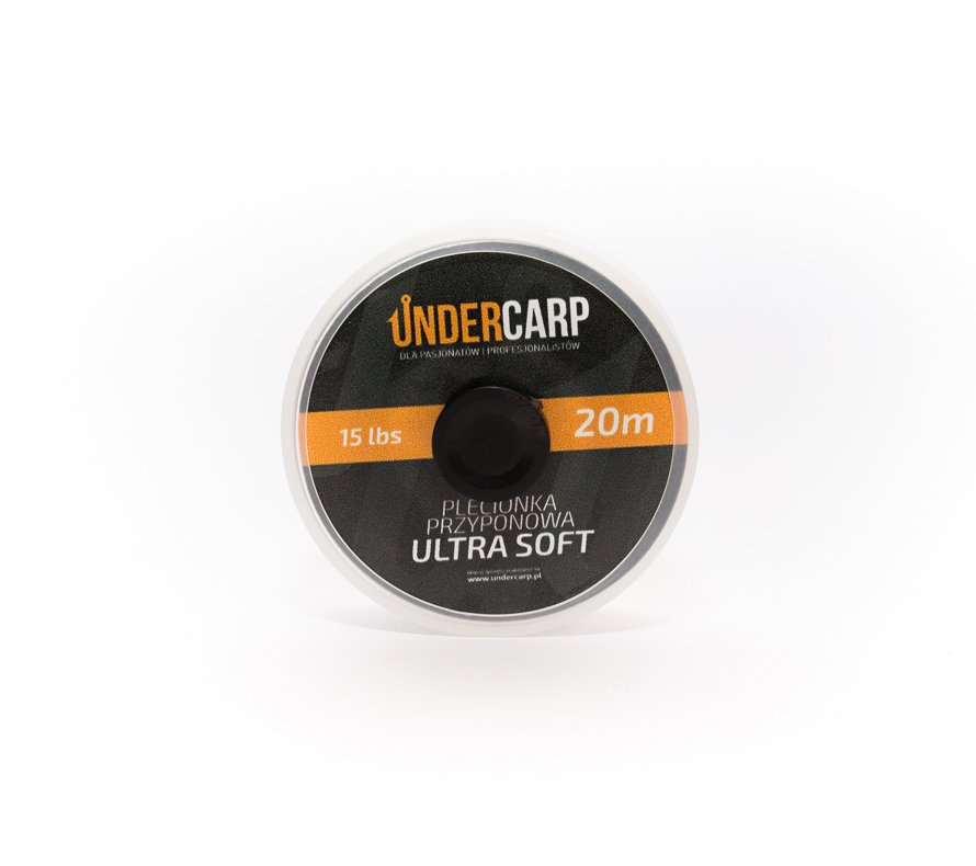 UnderCarp Plecionka przyponowa 20 m/15 lbs ULTRA SOFT – zielona Europe Premium Online Carp Shop