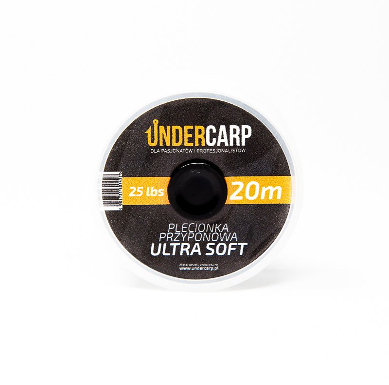 New Carp Shop Europe UnderCarp Plecionka przyponowa 20 m/25 lbs ULTRA SOFT – brązowa