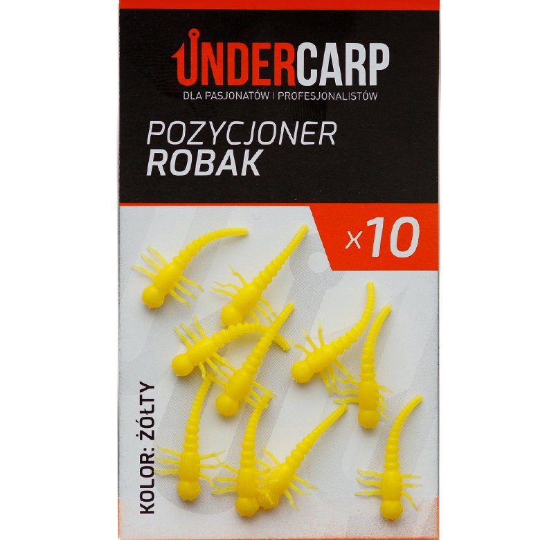 UnderCarp Pozycjoner haczyka Robak – żółty