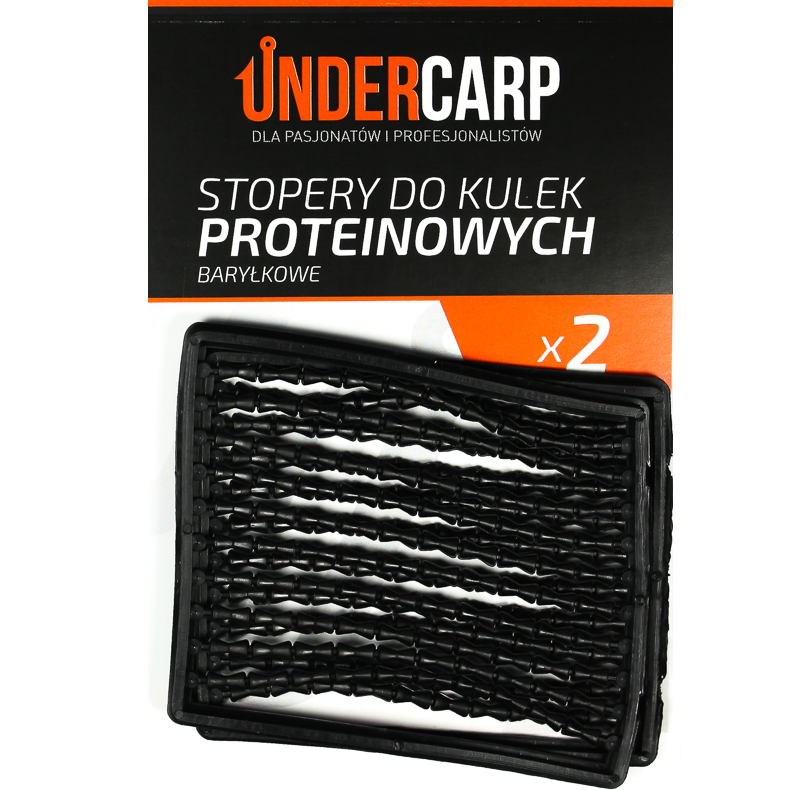 UnderCarp Stopery do kulek proteinowych baryłkowe – czarne