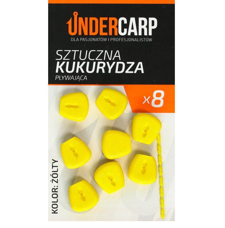 UnderCarp Sztuczna kukurydza pływająca – żółta
