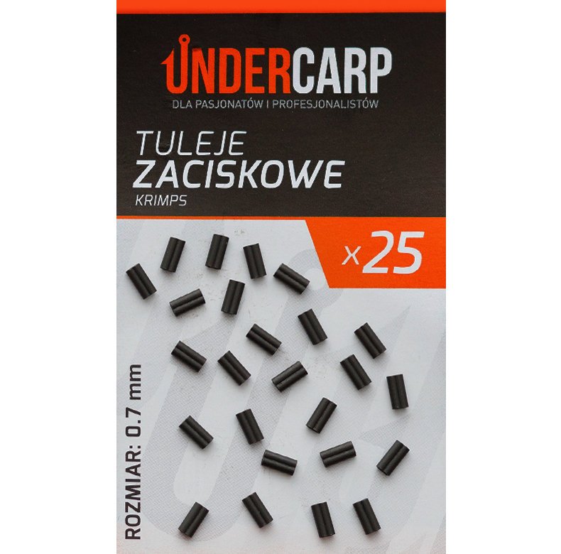 UnderCarp Tuleje zaciskowe Krimps 0.7 mm German / Italy / Netherlands / Czech / France / Poland / Portugal / Hungary / Lithuania / Slovakia