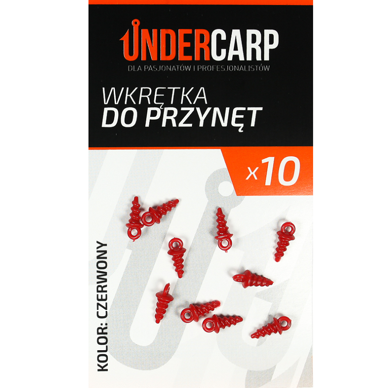 UnderCarp Wkrętka do przynęt – czerwona