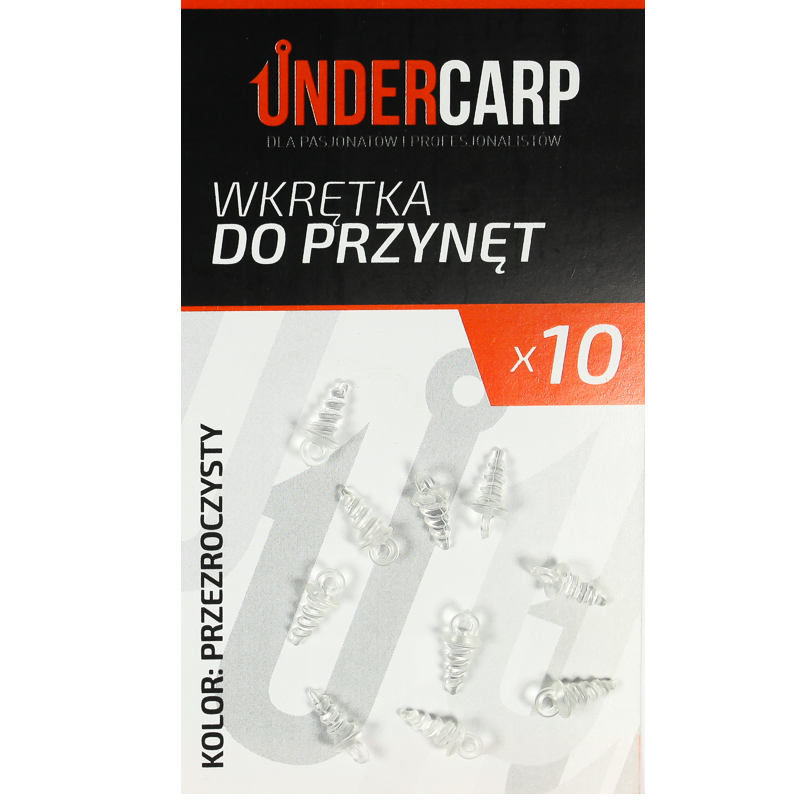 UnderCarp Wkrętka do przynęt – przezroczysta