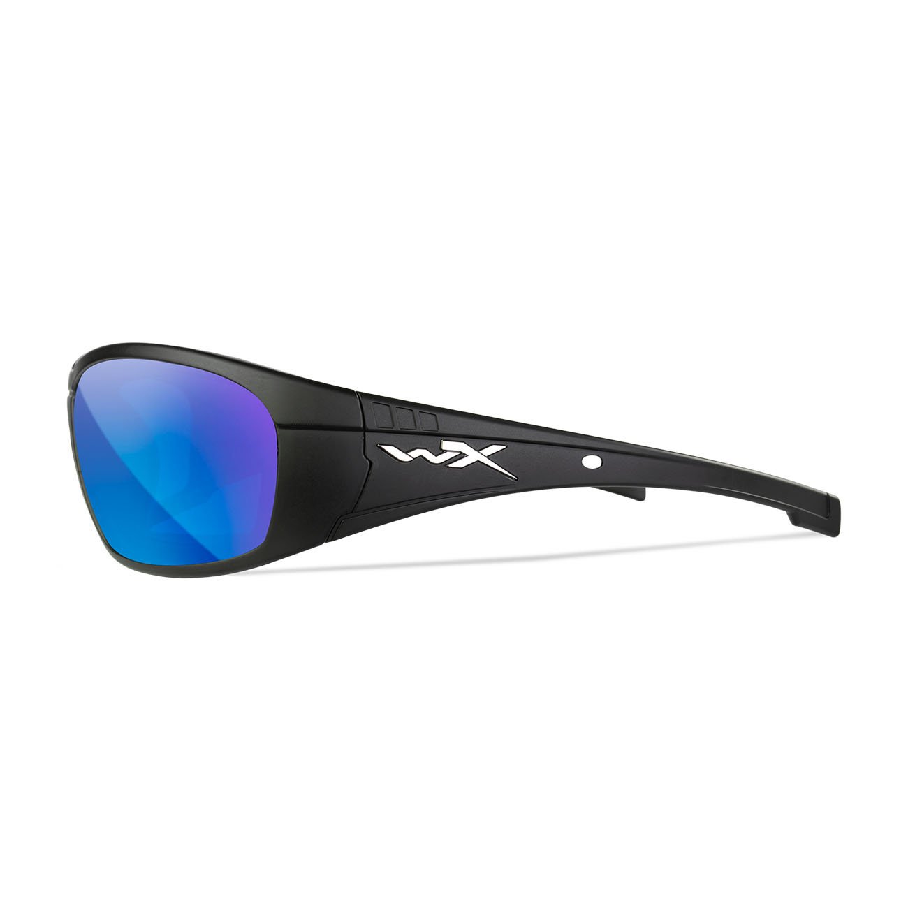 New Carp Shop Europe Wiley X – BOSS Captivate Pol Blue Mirror Smoke Grey Matte Black Frame