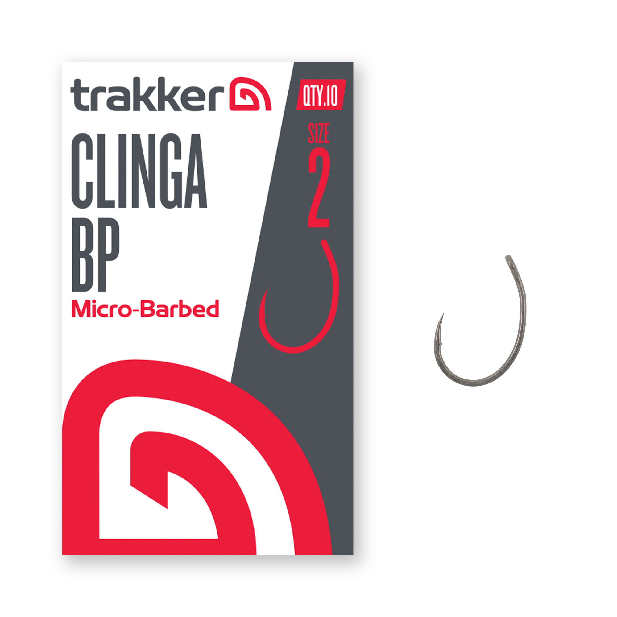 Trakker Clinga BP Hooks Size 2 (Micro Barbed) TPx5