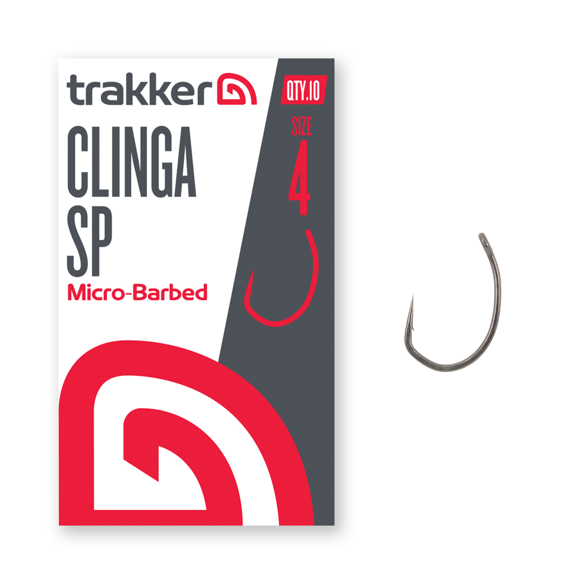 Trakker Clinga SP Hooks Size 4 (Micro Barbed) TPx5