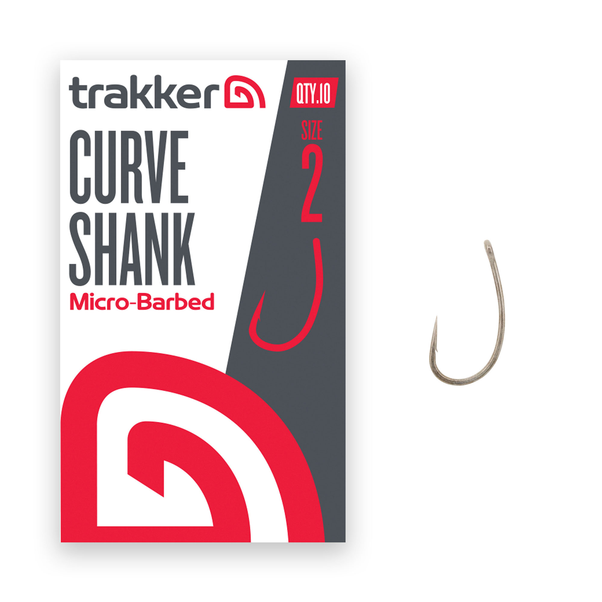 Trakker Curve Shank Hooks Size 2 (Micro Barbed) TPx5