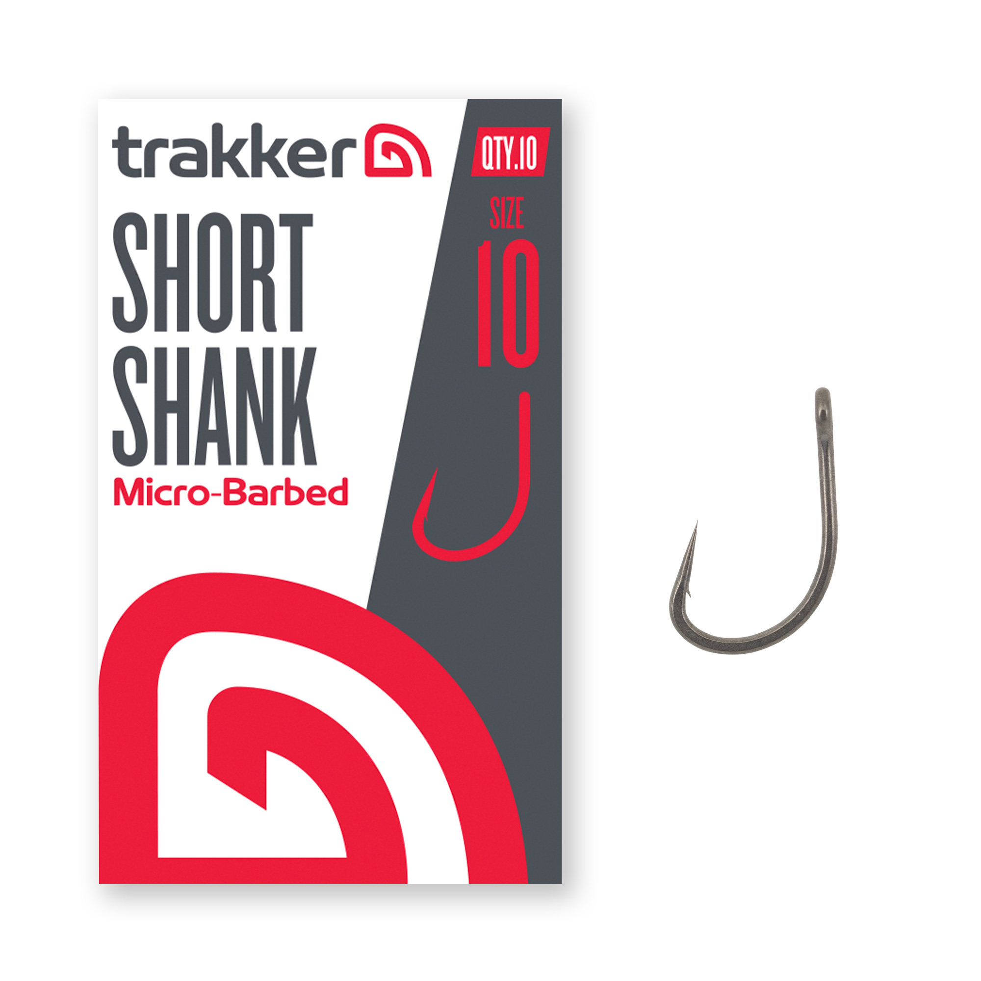Trakker Short Shank Hooks Size 10 (Micro Barbed) TPx5