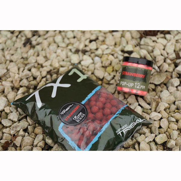 Shimano Kulki Shimano Tribal TX1 15mm 1kg Strawberry – CarpStore.pl – Sklep Wędkarski