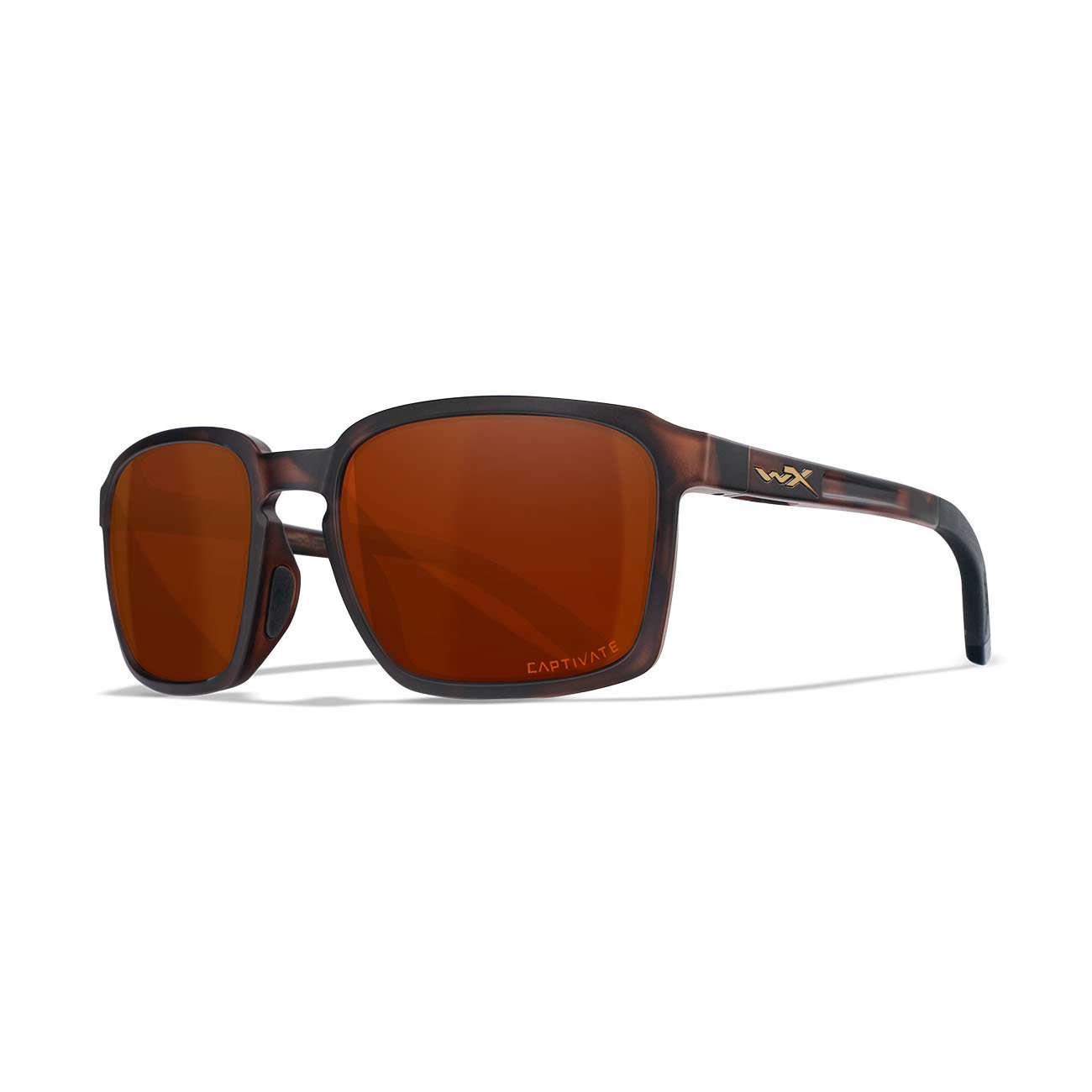 Wiley X – ALFA Captivate Polarized Copper Matte Havanna Brown Frame