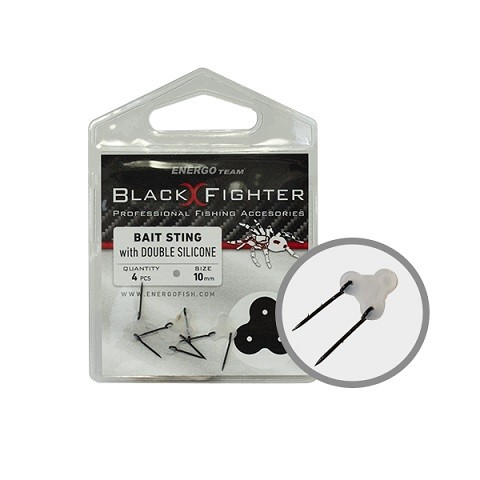 BLACK FIGHTER DOUBLE BAIT STING WITH SILICON 10MM