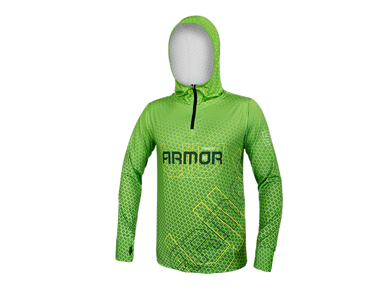 Bluza z kapturem Delphin UV ARMOR 50+ Neon (M) – op.1 sztuk