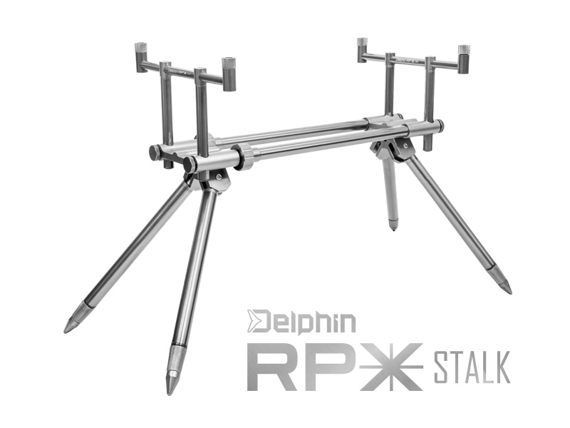 Buzzbar na 3 wędki Delphin RPX/TPX Silver 40 cm