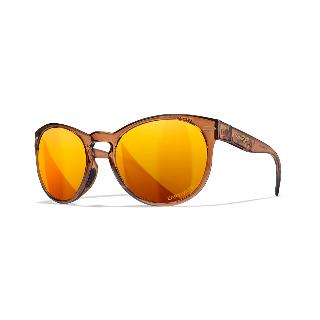 Wiley X – COVERT Captivate Polarized Bronze Mirror Copper Crystal Rootbeer Frame