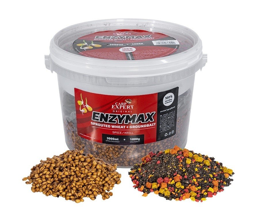 ENZYMAX FEEDER MIX + GROUNDBAITS STRAWBERRY-FISH