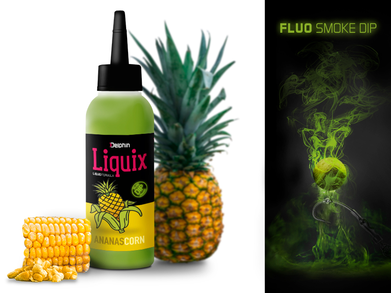 Fluo dip D SNAX LiquiX /100ml Ananasowo-Kukurydziany