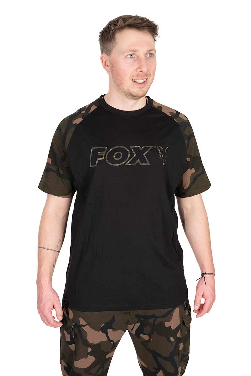 Fox Black/Camo Outline T-Shirt – Black / Camo Outline T – 3XL – CFX272