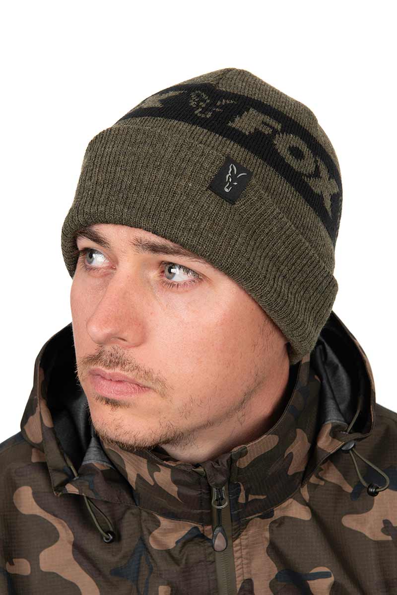 Fox Collection Beanie Hat – Green & Black – Fox Collection Beanie G/B – CHH020