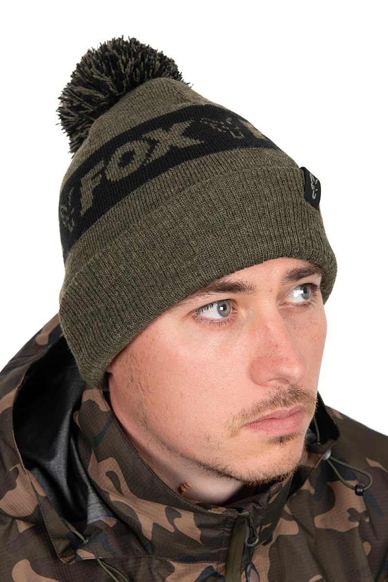 Fox Collection Bobble – Green & Black – Fox Collection Bobbles G/B – CHH022